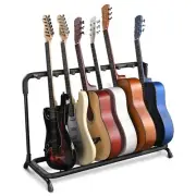 7 Guitar Holder Rack Stand Folding Stage Storage Organize Bass DJ Acoustic
