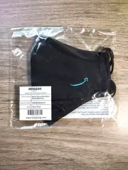 AMAZON PRIME ADULT'S ADJUSTABLE/WASHABLE COTTON BLEND FACE MASK - ONE SIZE