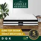 Mattress QUEEN DOUBLE KING Bed Euro Top Pocket Spring Foam Medium Firm 27cm