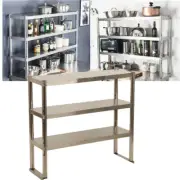 1m Over bench Catering Stainless Steel Kitchen Extension Bench Top Prep Shelf