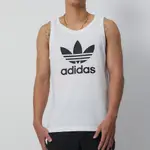 ADIDASTREFOIL TANK 男 白 運動背心 慢跑 三葉草 亞規 背心 IA4808