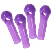4 Pcs Broom Handle Mop Replacement Grip Head End Grips Rod Clothes Pole Sleeve