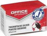 Thumbtacks (Drawing Pins) Office Products Classic 100pcs Silver/Small Office Accessories/Type-Classic/Material-Metal/Colour-Silver/Size-8mm