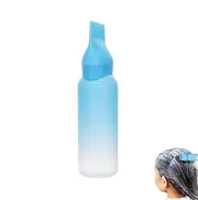 Oil Comb Brush, Reusable Oil Applicator, Scalp Comb Container, Convenient Storage, Helps Reduce Product Waste for Use During a Deep Conditioning Routine, Red, Blue