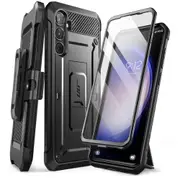 Full-body Dual Layer Rugged Case with Built-in Screen Protector & Kickstand for Samsung Galaxy S23 Fe (2023)