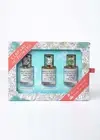 LIBRARY OF FLOWERS Perfume Trio Gift Set *Forget Me Not *Vanilla *Willow & Water