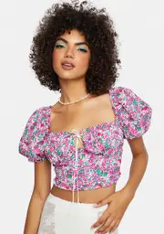 [For Love & Lemons] Katarina Crop Top