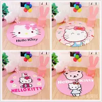 在飛比找蝦皮購物優惠-【現貨促銷】臥室床邊hello kitty地墊卡通可愛粉色公