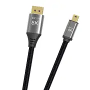 8K Mini DP to DP Cable Bi-Directional Transmission Converter DisplayPort 1.4 r