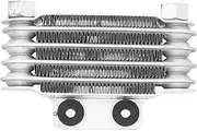 Zohisin Radiator Engine Oil Cooler Aluminium Alloy Universal For Motorcycles Dirt Pit Bikes 125 250 Silver Efficiently Cool Engine Oil And Increase Power Reduce Engine Wear Keep (Silver)