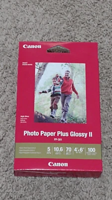 Canon Plus Glossy II PP-301 Inkjet Photo Paper - 100 Sheets x 5
