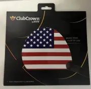 NEW Club Crown By Vive USA America Golf Club Driver Woods Hybrids Decal