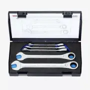 Gedore 7 R-005 Combination ratchet spanner set 5 pcs 8-19 mm