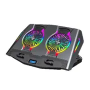 Efficient and Silent Usb Laptop Cooling Stand - Gray