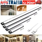 LED Motion Sensor Under Cupboard Light Dimmable Rechargeable Magnet Cabinet Lamp
