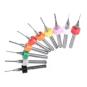 20Pcs Micro PCB Drill Bits 1/8" Shank 0.3mm-1.2mm Cutting Edge PCB Drill Bit
