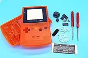 Gametown New Full Housing Shell Case Cover Pack with Screwdriver for Nintendo Game boy Color GBC Repair Part-Clear Orange