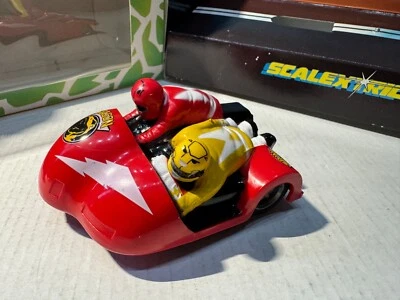 C884 Scalextric POWER RANGERS MOTOR CYCLE - RED - MINT/BOXED- VERY RARE