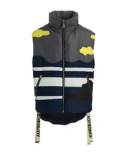 Logo zipper vest 0,1 Black