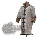 Aluminium Chainmail Haubergoen Flat Ring Riveted With Solid Ring Front Open