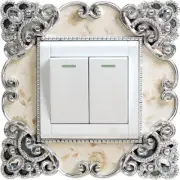 3D Resin Light Switch Surround Sticker Cover Socket Plate Panel Wall Decor