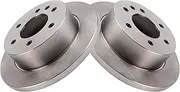 TRQ Rear Brake Rotors Set Solid Compatible with 2019-2020 Freightliner Sprinter 2500 Sprinter 3500 2019-2021 Mercedes-Benz Sprinter 1500