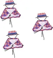 Sets Cute Lizard Hat Polyester Hamster Hat Stylish Decorative Cloak for Pets
