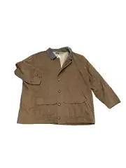 NWT 2X Woolrich Big and Tall Sherpa Lined Barn Coat with Leather Collar