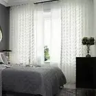 Curtain Soft Transparent Bedroom White Sheer Curtains Stylish