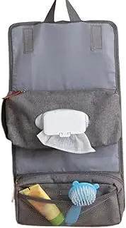 Nappy Changing Bag - Foldable Diaper Bag | Portable Changing Mat | Large Capacity Maternity Travel Pouch, Portable Stroller Nursery Organizer for Bottles, Toys, Foldable Diaper Bag, 20x10x2.5 inches