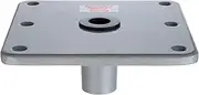 attwood SP-67749 Swivl-Eze Lock'N-Pin Aluminum 7-Inch x 7-Inch Marine Boat 3/4-Inch Pedestal Base