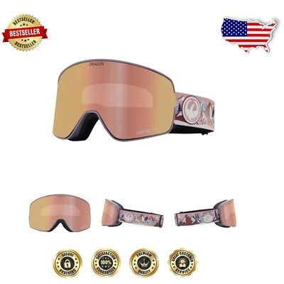 Lightweight Anti-Fog Ski Goggles with Armored Venting & Hypoallergenic Foam