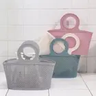 Foldable Small Hollow Basket Plastic Sundries Storage Basket
