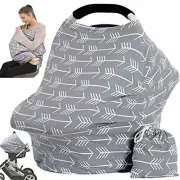 Car Seat Canopy Nursing Cover - Multi Use Baby Stroller and Carseat Cover, Breas