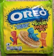 OREO SOUR PATCH KIDS SANDWICH COOKIES Limited Edition RARE 1X BB 10/24