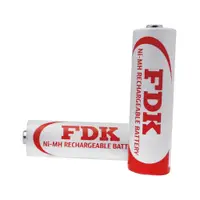 在飛比找松果購物優惠-【FDK】日本製2000mAh鎳氫 充電電池3號(AA)2顆