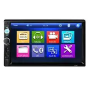 7010B 7 Inch Bluetooth V2.0 Car Audio Stereo Touch Screen MP5 Player Support AUX TF USB FM Radio with Camera