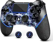 AceGamer Wireless Controller for PS4, Gamepad for Ps4 with Double Vibration,Touchpad, Stereo Headphone Jack, Six Axis Motion Control, Compatible with Ps4/Slim/Pro Console (blue)