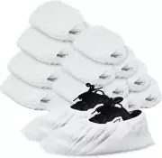 Shoe Covers Disposable 200Pack 100Pairs Thicker White Booties Cover Non Slip Men