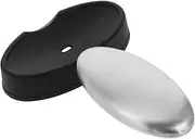 Hand Cleaning Soap with Stainless Steel Base: Odor Absorber Soap for Strong Odors Metal Soaps for Home Odor Removing Soap Bar