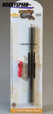 BACHMANN N SCALE EZ TRACK 10" STRAIGHT TERMINAL RERAILER railer wire BAC44820