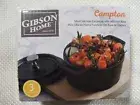 Mini Cast Iron Casserole Dish 0.3 quart with Wooden Base Campton Gibson Home NEW