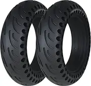 2 x Solid Tyres 10 x 2.70-6.5 (Inner Width 49.5 mm) for Electric Scooter Dualtron 3, Victor, Hitway H5, Speedway 5 | Puncture Proof Tyre for Electric Scooter