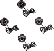 ULTECHNOVO 4pcs Dashboard Digital Clock Elegant Car Decor Accurate Time Display Night Light Car Clock Accessories