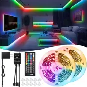 LED Strip Lights 65.6Ft(2 Rolls of 65.6ft/20m, RGB (Red, Green, Blue)