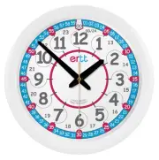 EasyRead time teacher Red & Blue 24 hour Wall Clock (ERC-RB-24) 29cm