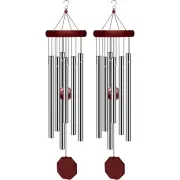 2 Pack Pgzsy Memorial Wind Chimes Outdoor Large Deep Tone Elegant Sympathy