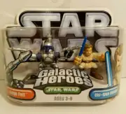 Star Wars Galactic Heroes Jango Fett Mandalorian & Obi Wan Kenobi New