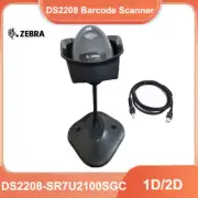 Zebra DS2208-SR 2D Corded Handheld Barcode Scanner with Stand DS2208-SR7U2100SGC