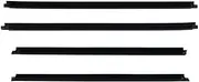 Compatible for Toyota Fortuner 2004-2015 4Pcs Window Weatherstrip Side Door Sealing Weather Stripers 68161-0K010 68164-0K020 68162-0K010